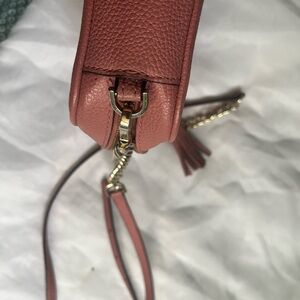 Pink Leather Crossbody Bag Maichel kors